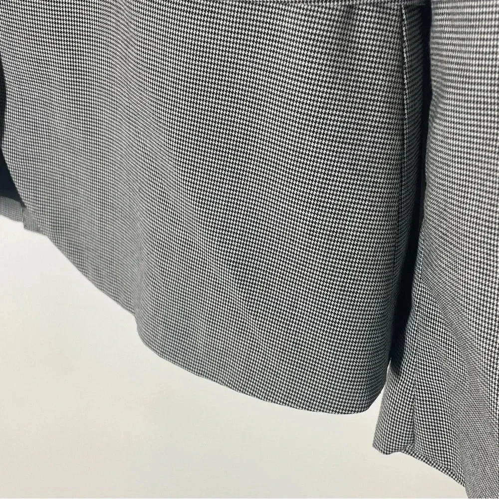 Zara Houndstooth Button Front Blazer Size 2